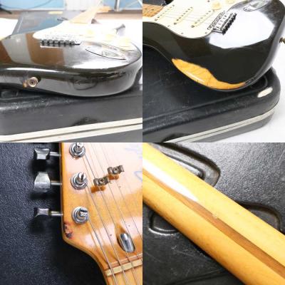 【中古】 Fender USA フェンダー Stratocaster Black 1979〜1981年製 Refinish ストラトキャスター エレキギター 傷
