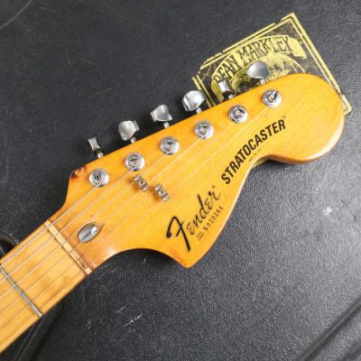 【中古】 Fender USA フェンダー Stratocaster Black 1979〜1981年製 Refinish ストラトキャスター エレキギター ヘッド画像
