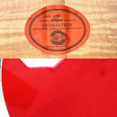 【中古】 アコースティックギター Gibson J-185 Cherry 2004年製 ギブソン J185 珍しいチェリーフィニッシュのスモールジャンボJ-185 傷
