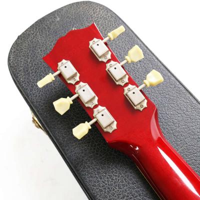【中古】 アコースティックギター Gibson J-185 Cherry 2004年製 ギブソン J185 珍しいチェリーフィニッシュのスモールジャンボJ-185 ヘッド裏画像
