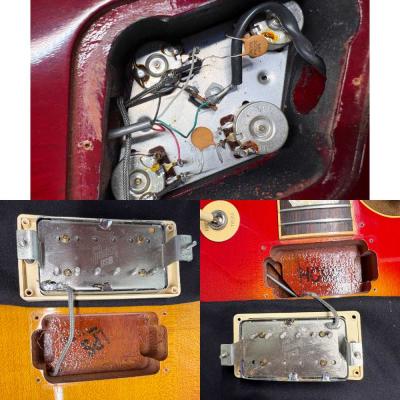 【中古】 エレキギター Gibson Les Paul Standard Heritage Cherry Sunburst 1993年製 ギブソン レスポールスタンダード 内部
