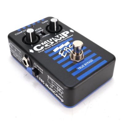 【中古】コンプレッサー エフェクター EBS MultiComp BLACK LABEL ベースエフェクター 斜めアングル画像