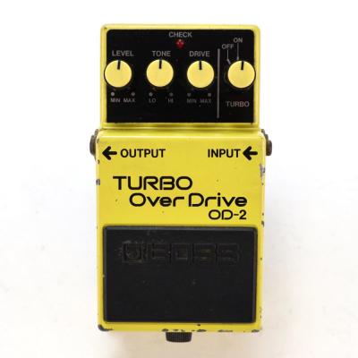 【中古】ターボオーバードライブ エフェクター BOSS OD-2 TURBO OverDrive Made in Japan ボス ギターエフェクター