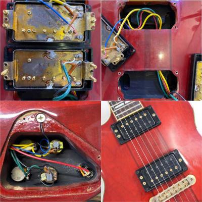 【中古】 エレキギター YAMAHA SG1500 Persimmon Red 1982年製 ヤマハ SG-1500 パーシモンレッド 日本製 MADE IN JAPAN 詳細画像