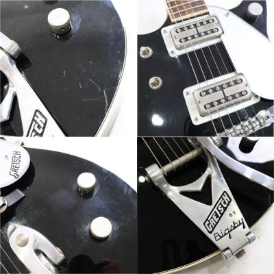 【中古】 GRETSCH グレッチ 6128T-62 Duo Jet w/Bigsby Black 2001年製 デュオジェット 日本製 FilterTronピックアップ搭載 詳細画像