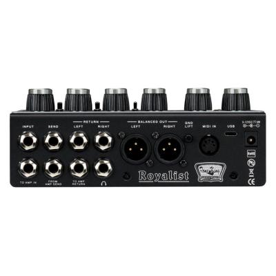 ギターエフェクター プリアンプ Tone King Royalist Preamp トーンキング ロイヤリストプリアンプ 側面