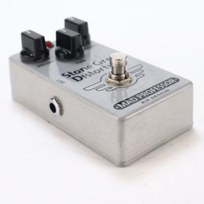 【中古】 ディストーション MAD PROFESSOR Stone Grey Distortion エフェクター 側面