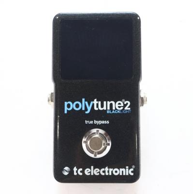 【中古】 ポリチューン2 ギターチューナー tc electronic PolyTune 2 BLACKLIGHT ポリフォニックチューナー