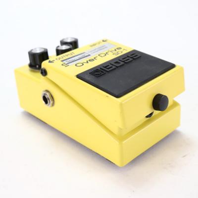 【中古】 エフェクター BOSS SD-1 Mod. Shin’s Music モディファイ品 オーバードライブ 斜めアングル画像