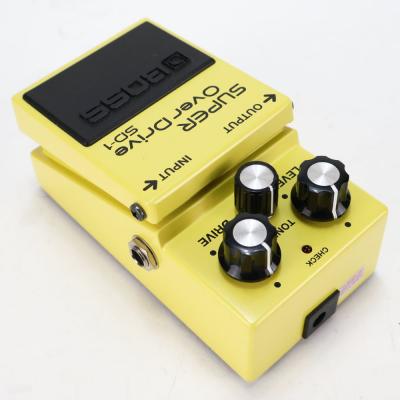 【中古】 スーパーオーバードライブ エフェクター BOSS SD-1 Super Over Drive ギターエフェクター 本体画像 斜め