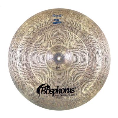 【中古】 リベット付きライドシンバル ボスフォラス Bosphorus New Orleans Series MEDIUM RIDE 20インチ 裏面画像