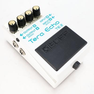 【中古】 テラエコー エフェクター BOSS TE-2 Tera Echo ギターエフェクター 本体画像 斜め 2