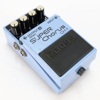 【中古】スーパーコーラス エフェクター BOSS CH-1 Super Chorus ギターエフェクター コーラス 本体画像 斜め 2