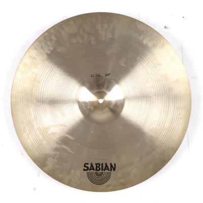 【中古】 ライドシンバル セイビアン SABIAN AA MEDIUM RIDE 20インチ 白抜きロゴ 1980s 裏面画像