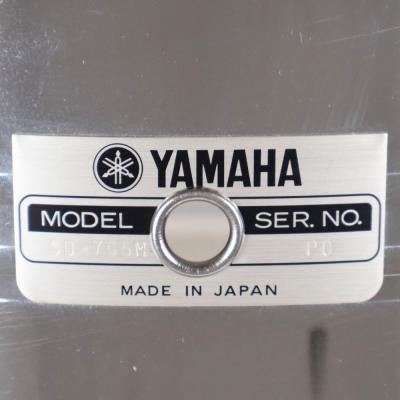 【中古】 スネアドラム ヤマハ YAMAHA SD765M Seamless Steel Shell 14x6.5 Made in Japan シリアル