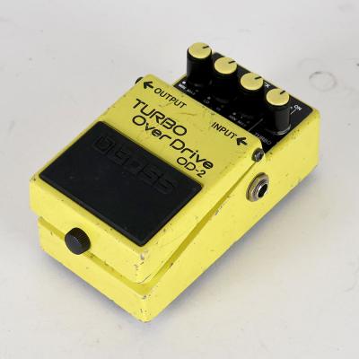【中古】ターボオーバードライブ エフェクター BOSS OD-2 TURBO OverDrive Made in Japan ボス ギターエフェクター 全体