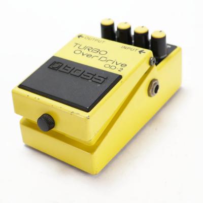 【中古】ターボオーバードライブ エフェクター BOSS OD-2 TURBO OverDrive ボス ギターエフェクター 側面