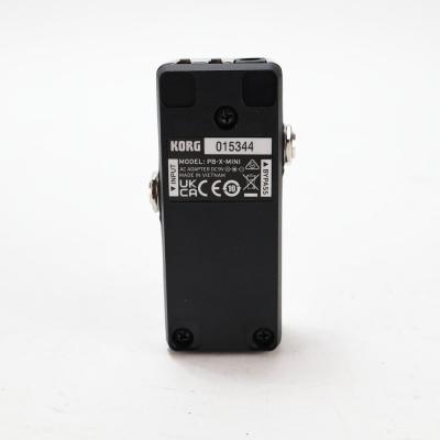【中古】 チューナー KORG PITCHBLACK X mini PB-X-MINI ピッチブラック ペダルチューナー コルグ 裏面
