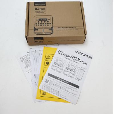 【中古】 ベースマルチエフェクター ZOOM B1 FOUR 付属品