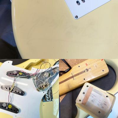 【中古】 エレキギター Fender Japan ST72-140YM YWH Yngwie Malmsteen Model 1994年-1995年製 Dimarzio HS-3ピックアップ搭載 MADE IN JAPAN 日本製 内部