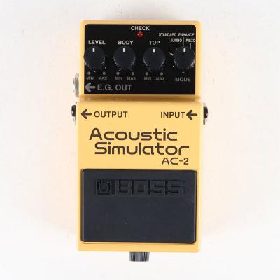 【中古】 アコースティックシミュレーター エフェクター BOSS AC-2 Acoustic Simulator ギターエフェクター 正面