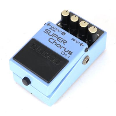【中古】スーパーコーラス エフェクター BOSS CH-1 Super Chorus ギターエフェクター コーラス 斜めアングル画像