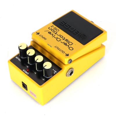 【中古】オーバードライブ ディストーション エフェクター BOSS OS-2 OverDrive Distortion ギターエフェクター リア斜めアングル画像