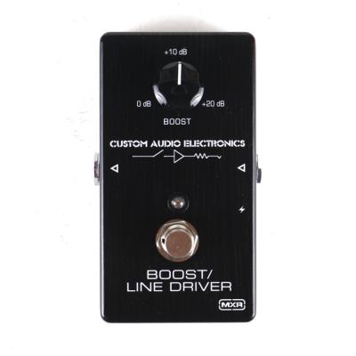 【中古】 ブースター エフェクター MXR MC401 BOOST LINEDRIVER CUSTOM AUDIO ELECTRONICS ギターエフェクター フロント画像