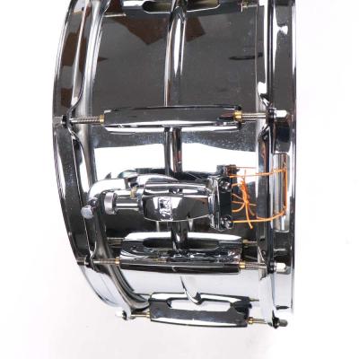 【中古】 スネアドラム パール Pearl SensiTone Steel Custom Alloy 14x6.5 スチールシェル ストレイナー
