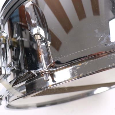 【中古】 スネアドラム パール Pearl Steel shell 14x6.5 サビ画像1