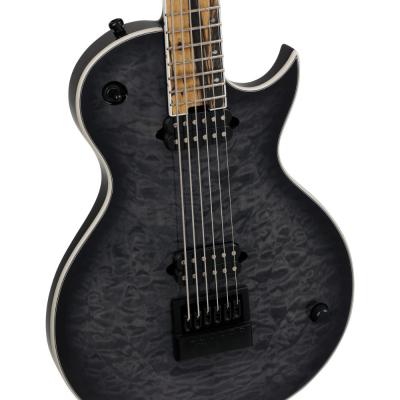 Jackson ジャクソン Pro Plus Series Signature Sleep Token IV Monarkh SC - Transparent Black Burst エレキギター ボディ画像