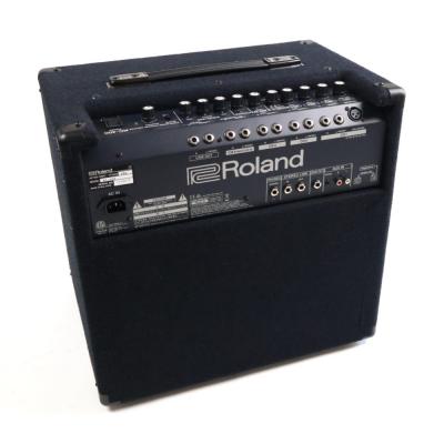 【中古】 ROLAND KC-400 キーボード用アンプ リア斜めアングル画像