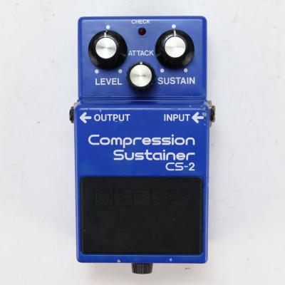 【中古】コンプレッサー エフェクター BOSS CS-2 Compression Sustainer Made in Japan ギターエフェクター