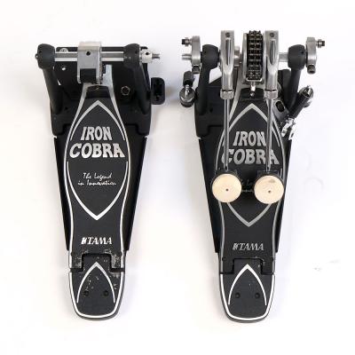 【中古】 ドラムツインペダル タマ TAMA HP900RTW Iron Cobra 900 Twin Pedal Rolling Glide 正面