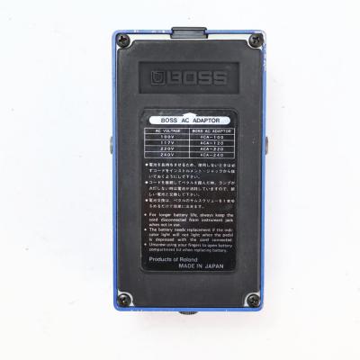 【中古】コンプレッサー エフェクター BOSS CS-2 Compression Sustainer Made in Japan ギターエフェクター 裏面