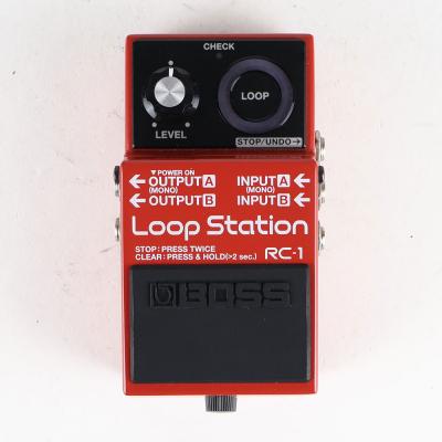 【中古】 ループステーション エフェクター BOSS RC-1 Loop Station ボス ギターエフェクター 正面