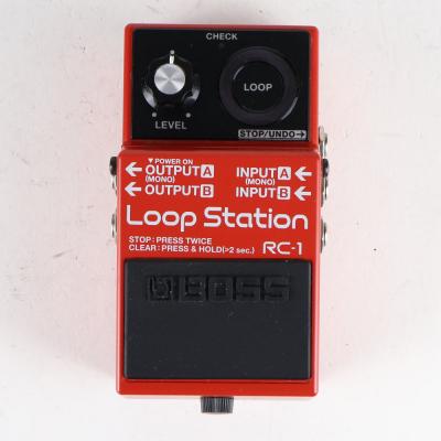 【中古】 ループステーション エフェクター BOSS RC-1 Loop Station ボス ギターエフェクター 正面