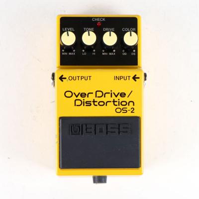 【中古】オーバードライブ ディストーション エフェクター BOSS OS-2 OverDrive Distortion ギターエフェクター 正面