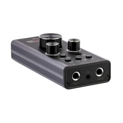 オーディオインターフェイス KNA PAS-24 PORTABLE AUDIO SOLUTION 斜めアングル画像2