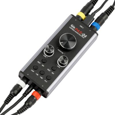 オーディオインターフェイス KNA PAS-24 PORTABLE AUDIO SOLUTION 使用例画像