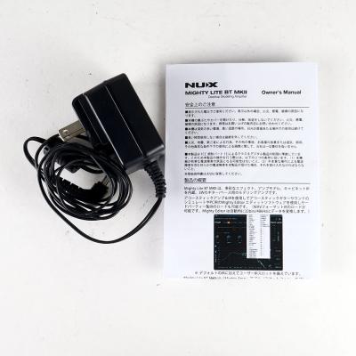 【中古】 NUX ニューエックス Mighty Lite BT MKII 小型アンプ コンボ ギター用 ベース用 モデリングアンプ 付属品