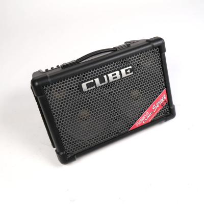 【中古】 ギターアンプ ローランド ROLAND CUBE Street EX BK ステレオ ポータブルアンプ マイクスピーカー 詳細画像