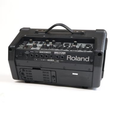 【中古】 ギターアンプ ローランド ROLAND CUBE Street EX BK ステレオ ポータブルアンプ マイクスピーカー 詳細画像