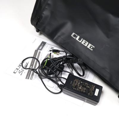 【中古】 ギターアンプ ローランド ROLAND CUBE Street EX BK ステレオ ポータブルアンプ マイクスピーカー 詳細画像