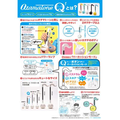 明和電機 Otamatone Q オタマトーンQ MINT ミント 説明画像