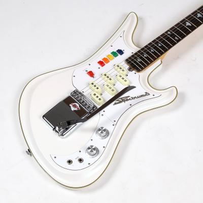 【中古】Teisco テスコ SP-5 Spectrum 5 Reissue Pearl White 1992年製 スペクトラム5 エレキギター 復刻記念テレホンカード付き ボディ