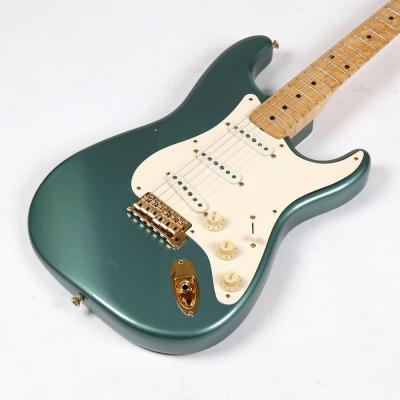 【中古】 エレキギター Fender Custom Shop 1958 Stratocaster Teal Green Metallic Gold Hardware 1997年製 バーズアイメイプルネック フェンダーカスタムショップ ストラトキャスター ボディ