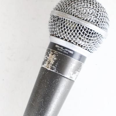 【中古】 マイク ダイナミックマイク ボーカル用 SHURE SM58 ポルシェロゴ Made in USA シュアー 58 ゴッパ シュア ロゴ
