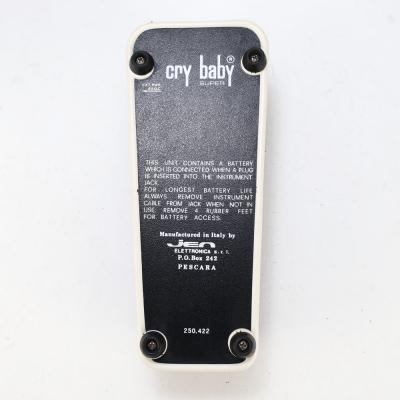【中古】 ワウペダル エフェクター Jen Cry Baby Super 250.422 白Fasel ギターエフェクター 裏面