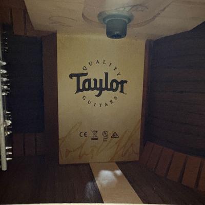 【中古】 アコースティックギター Taylor 814ce V-Class 2020年製 テイラー Vクラスブレーシング採用 ES2ピックアップシステム搭載 内部
